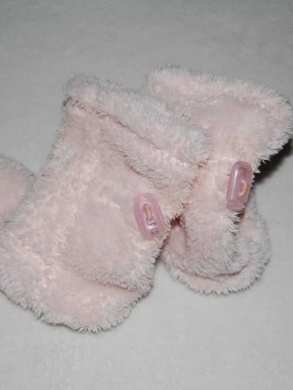 Baby Gap Pink Slipper Boots with Poms, Size 9T/10T (6.5